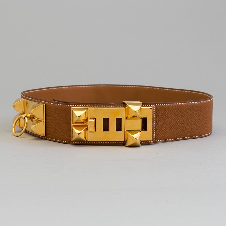 BELT, "Collier de Chien", Hermès size 75.