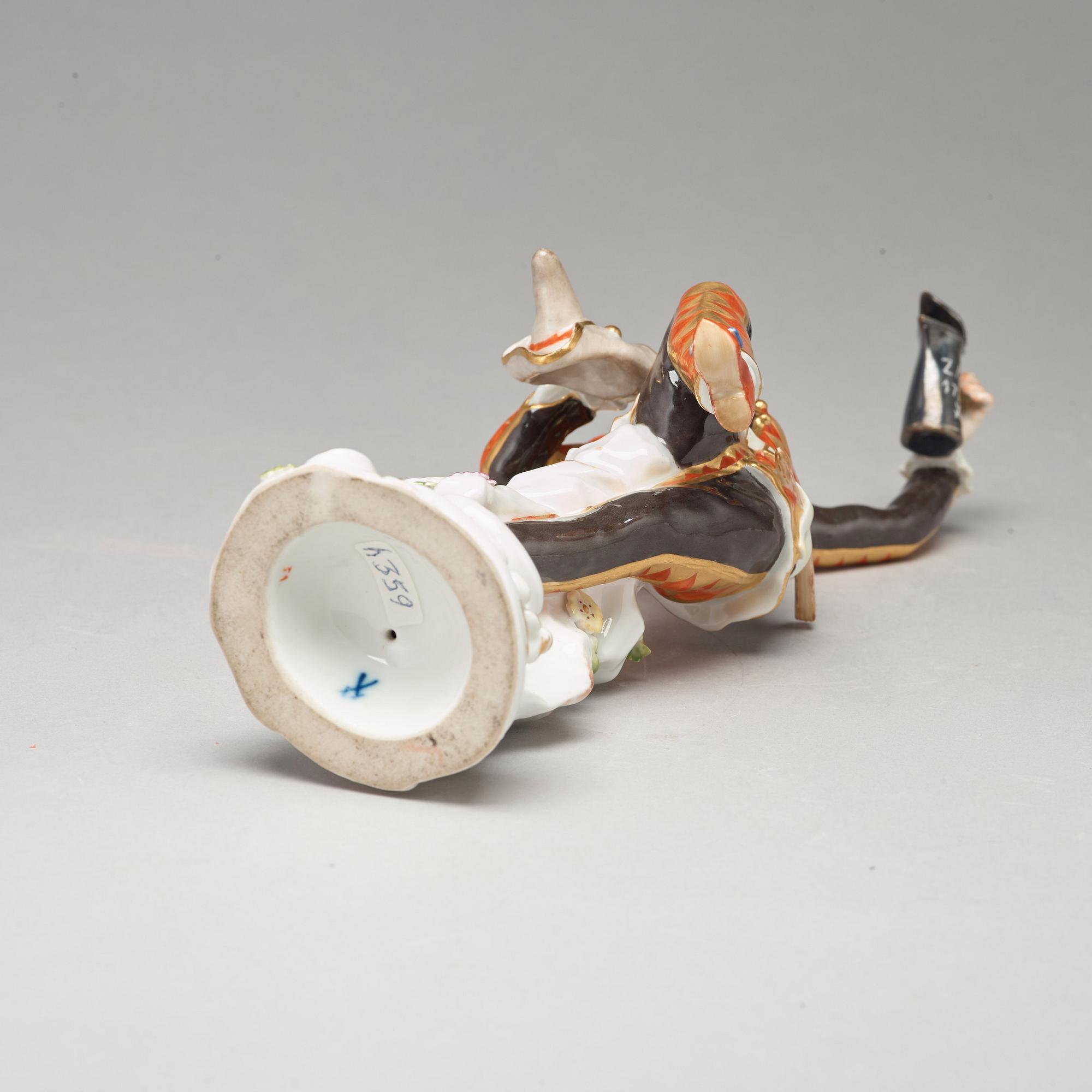 FIGURIN, porslin. Meissen, 1900-tal.