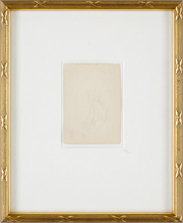 HELENE SCHJERFBECK, blyertsskisser, 10 st.