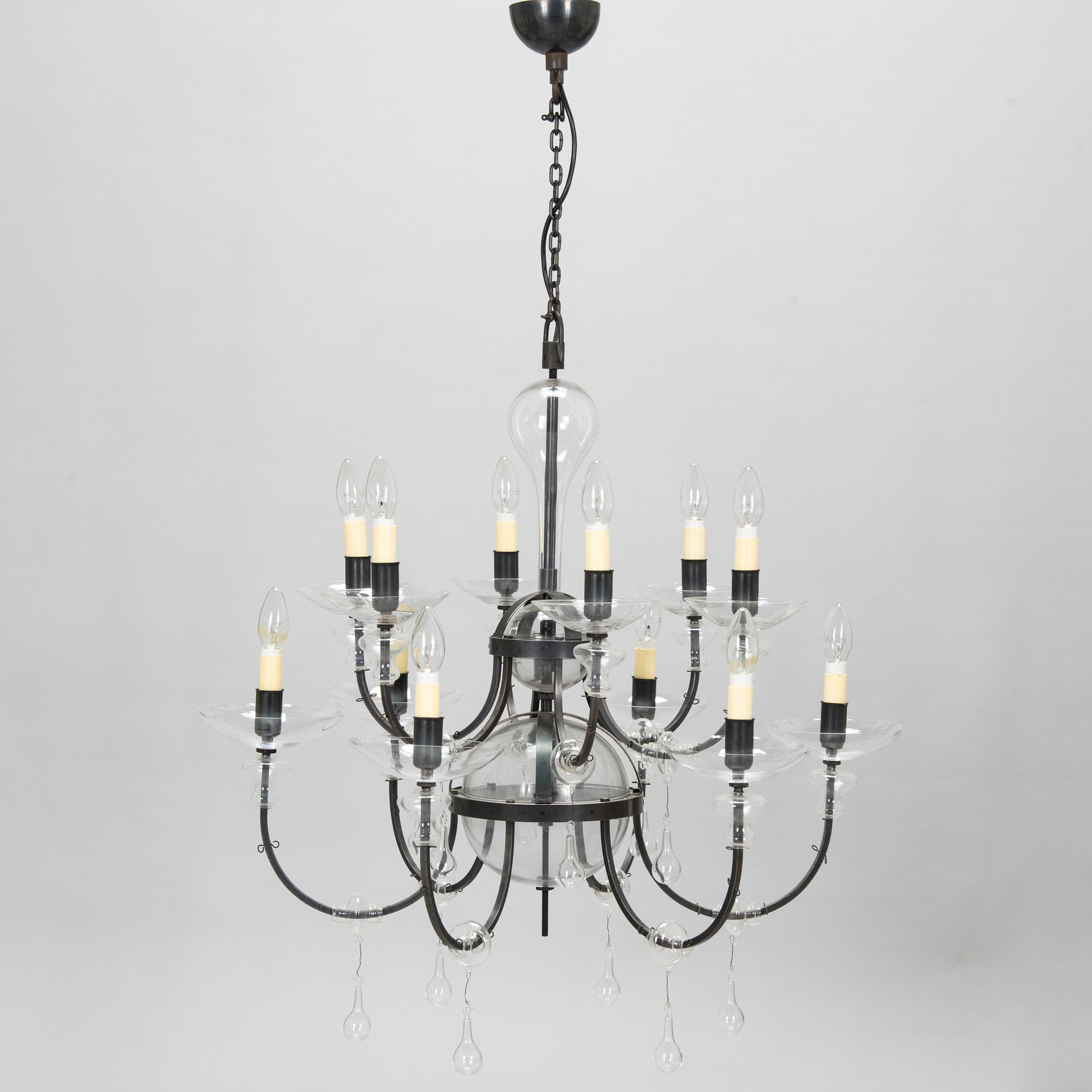 Gunter Lambert, a 'La scala' chandelier for El Schmid.