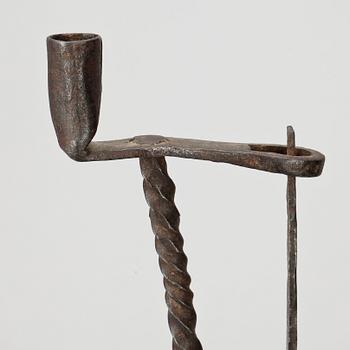 LJUSSTAKE, smide, 1600/1700-tal.