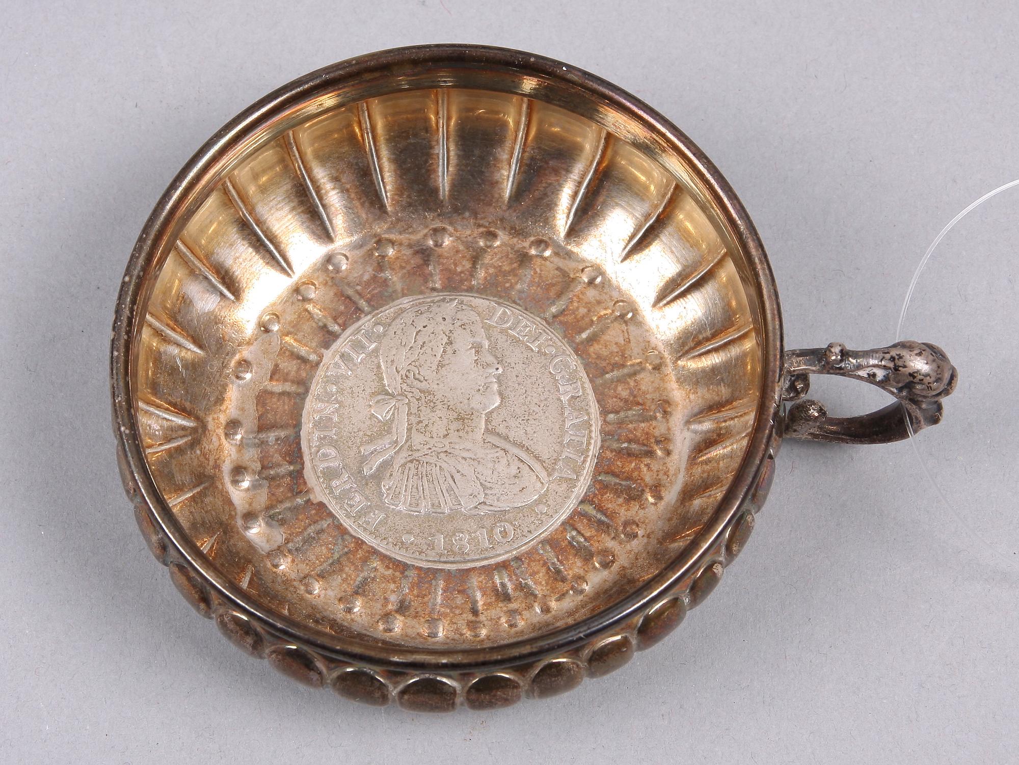 KOPP, silver, Spanien, 1800-tal. Ca 100 g.