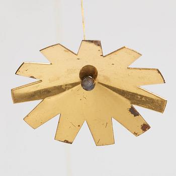Bröderna Malmströms Lampvarufabrik, a Swedish Modern ceiling lamp, 1940's.