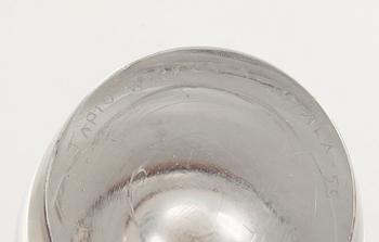 Tapio Wirkkala, a signed glass vase Iittala 55.