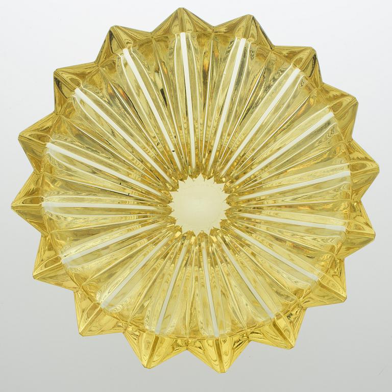 SKÅL, glas. "Kronblad", Aimo Okkolin, Rihiimäen Lasi Oy.