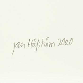 Jan Håfström, färgetsning, 2020, signerad 24/50.