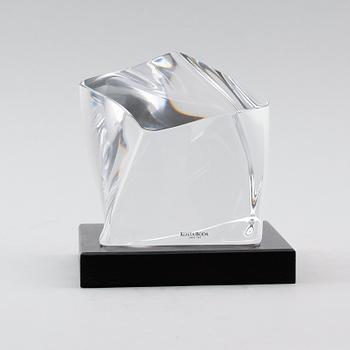 SKULPTUR, glas, Göran Wärff, Kosta Boda.