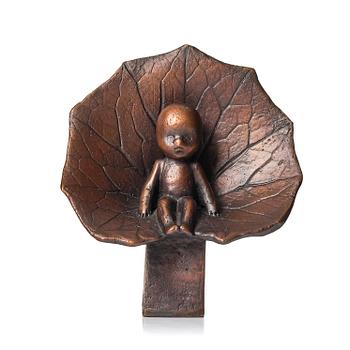 380. Lisa Larson, 'Thumbelisa', a bronze sculpture, Scandia Present, Sweden ca 1978, no 145.