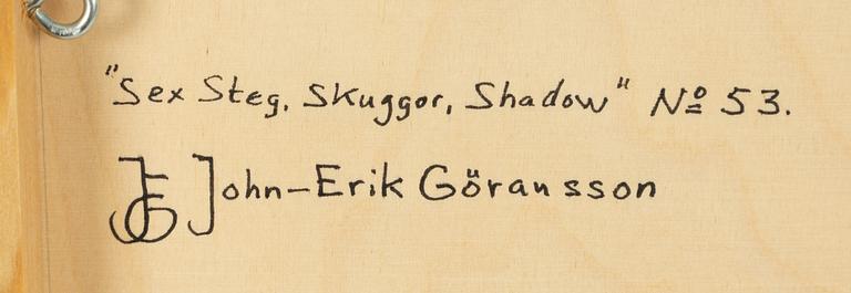 John-Erik Göransson,  "Sex steg, skuggor, shadow" (No 53).