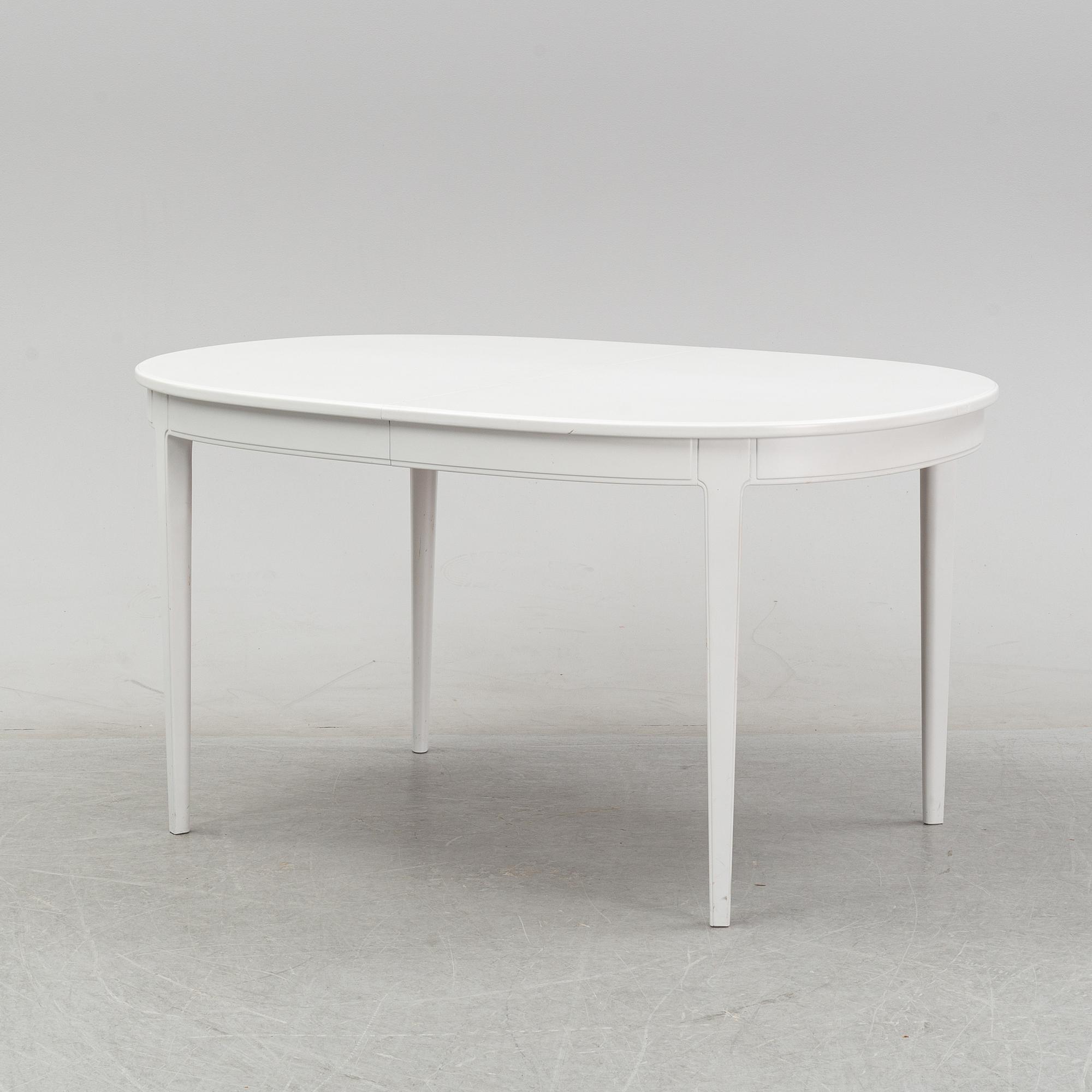 Carl Malmsten, a dining table and a set of six chairs, 'Herrgården' for Bodafors.