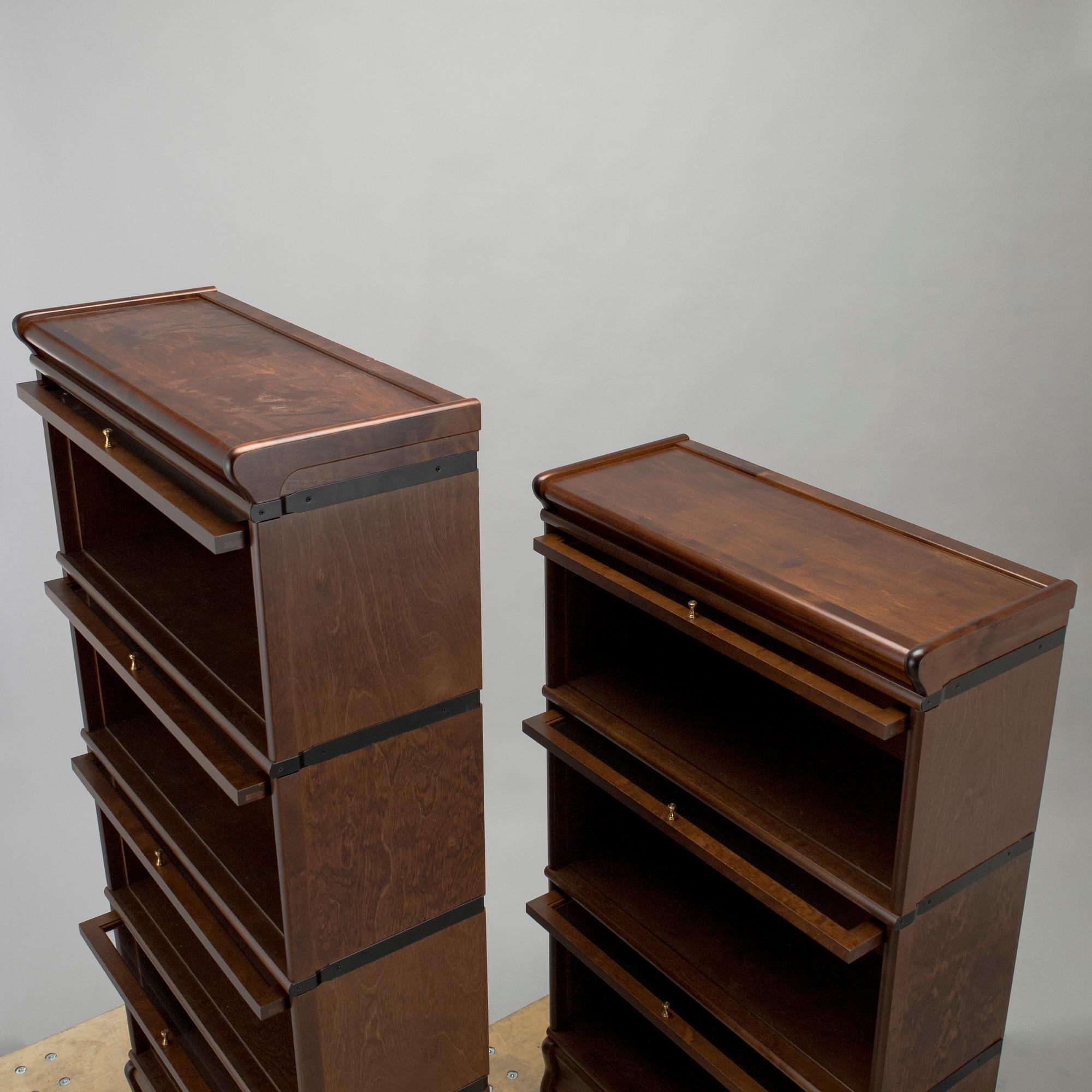 Seven book cabinets /book shelf for Boknäs,  21st century.