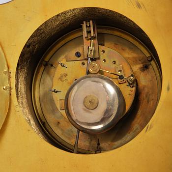 A French  Louis XVI-style wall clock, around 1900.