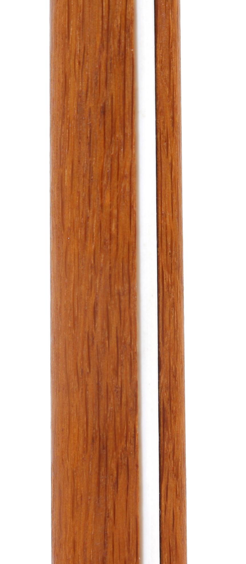 BORDSLAMPA samt GOLVLAMPA, teak, etikettmärkt "MADE IN SWEDEN BY LUXUS VITTSJÖ".