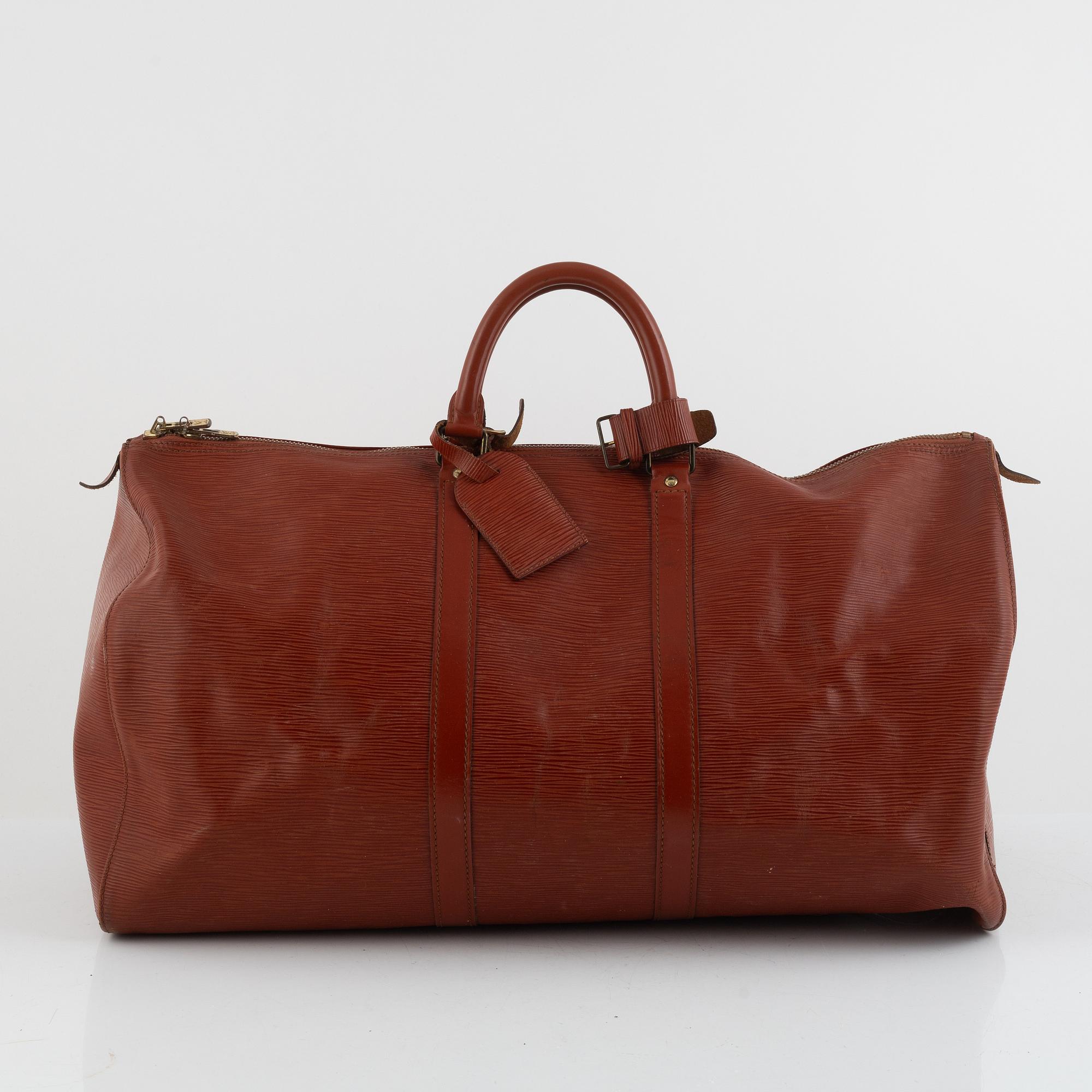 Louis Vuitton, weekendbag, "Keepall 55 Epi", 1988.
