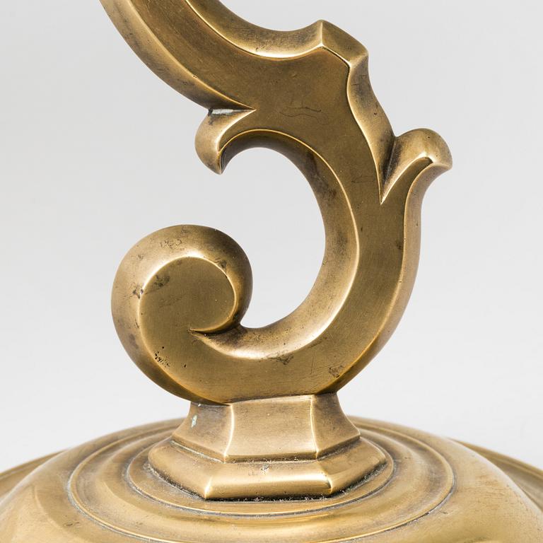 A bronze baroque wall sconce 17/18th century.