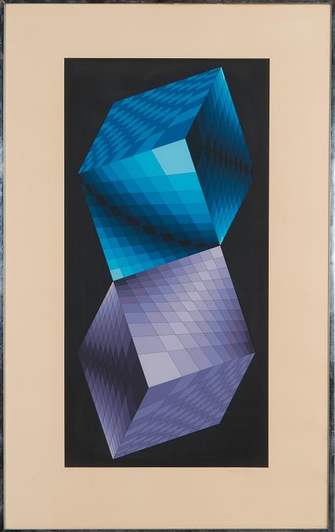 Victor Vasarely, "Meta I".