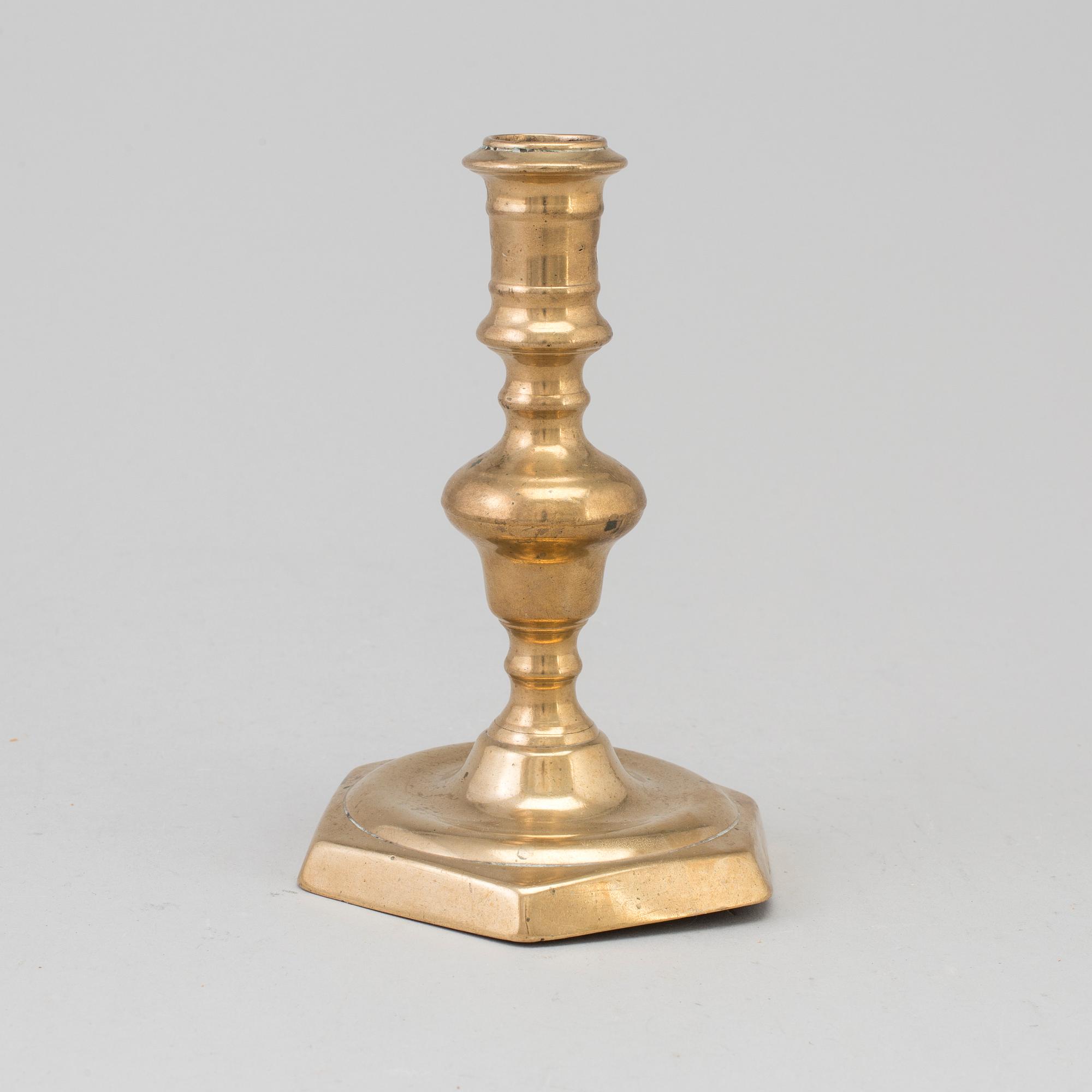 LJUSSTAKE, brons, 1600-tal.