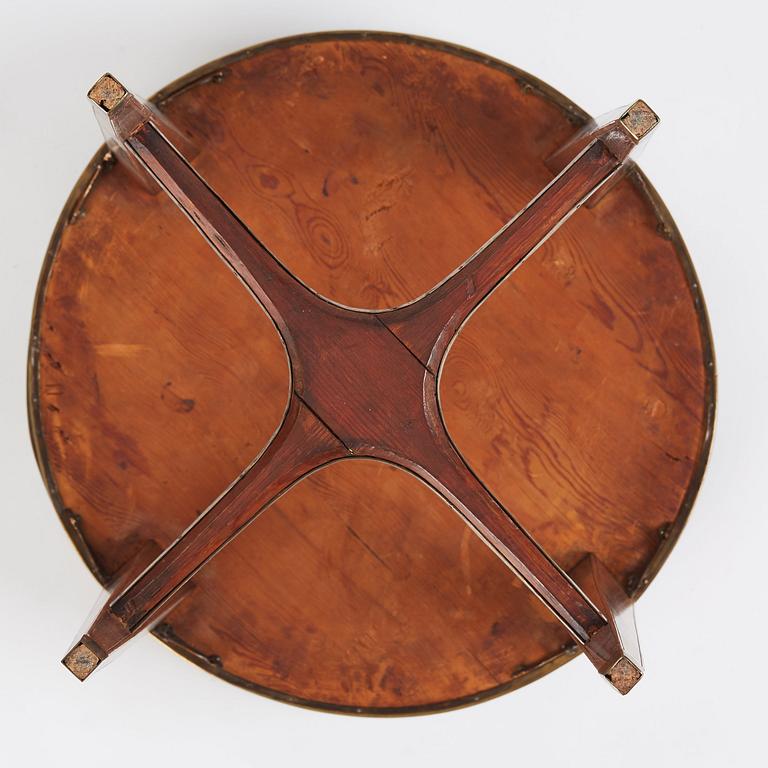 Bord, tillskrivet Carl Diedric Fick (mästare 1776-1806 i Stockholm), Sengustavianskt.