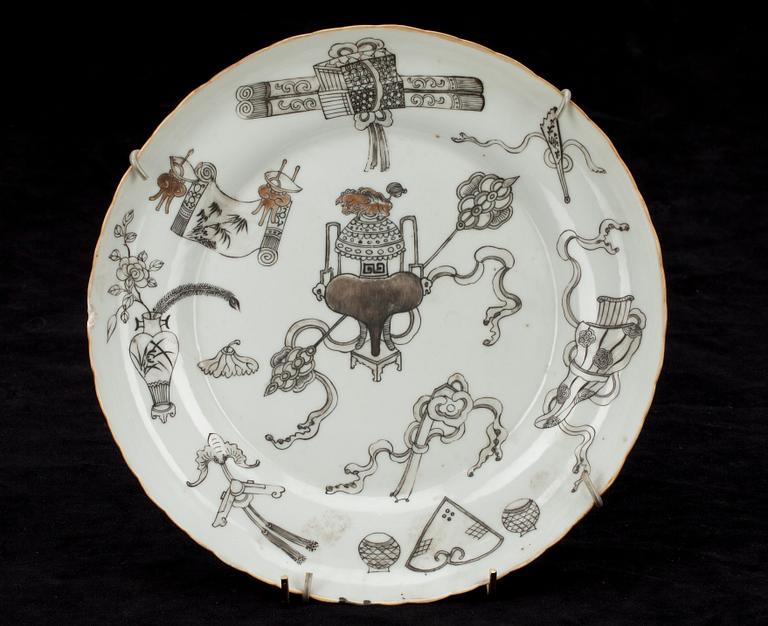 SKÅLFAT, porslin, Kina 1800-tal.