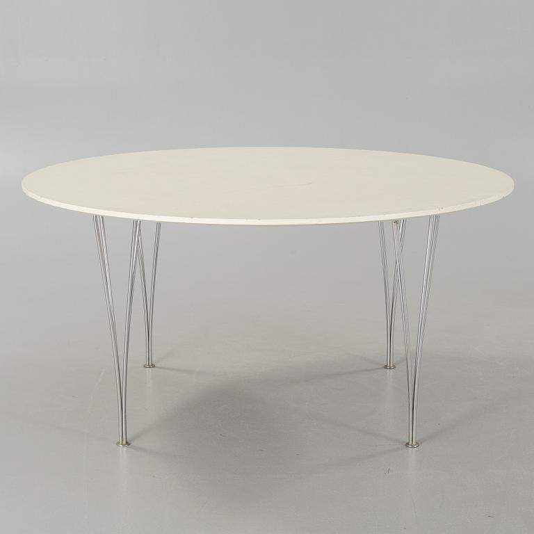 A "Supercirkel" Piet Hein and Bruno Mathsson dining table.