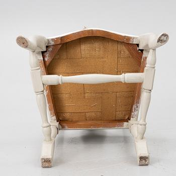 A pair of Rococo-style chairs, 20th century.