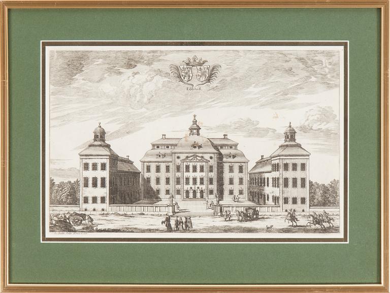 Engravings, 14, From "Suecia Antiqua", 18Th Century.
