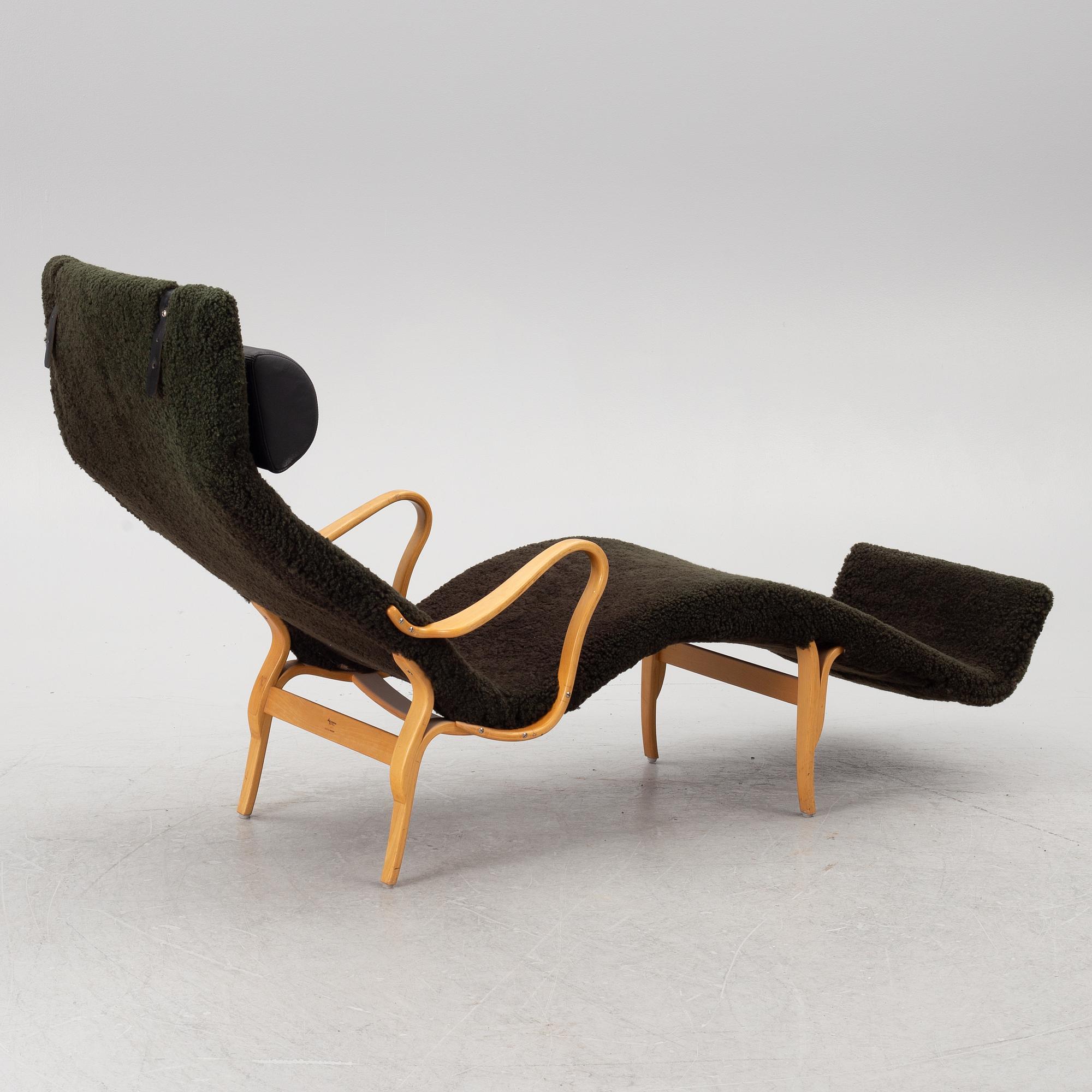 Bruno Mathsson, a 'Pernilla' lounge chair, Karl Mathsson.