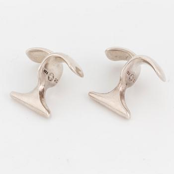 A pair of Georg Jensen sterlingsilver cufflinks.