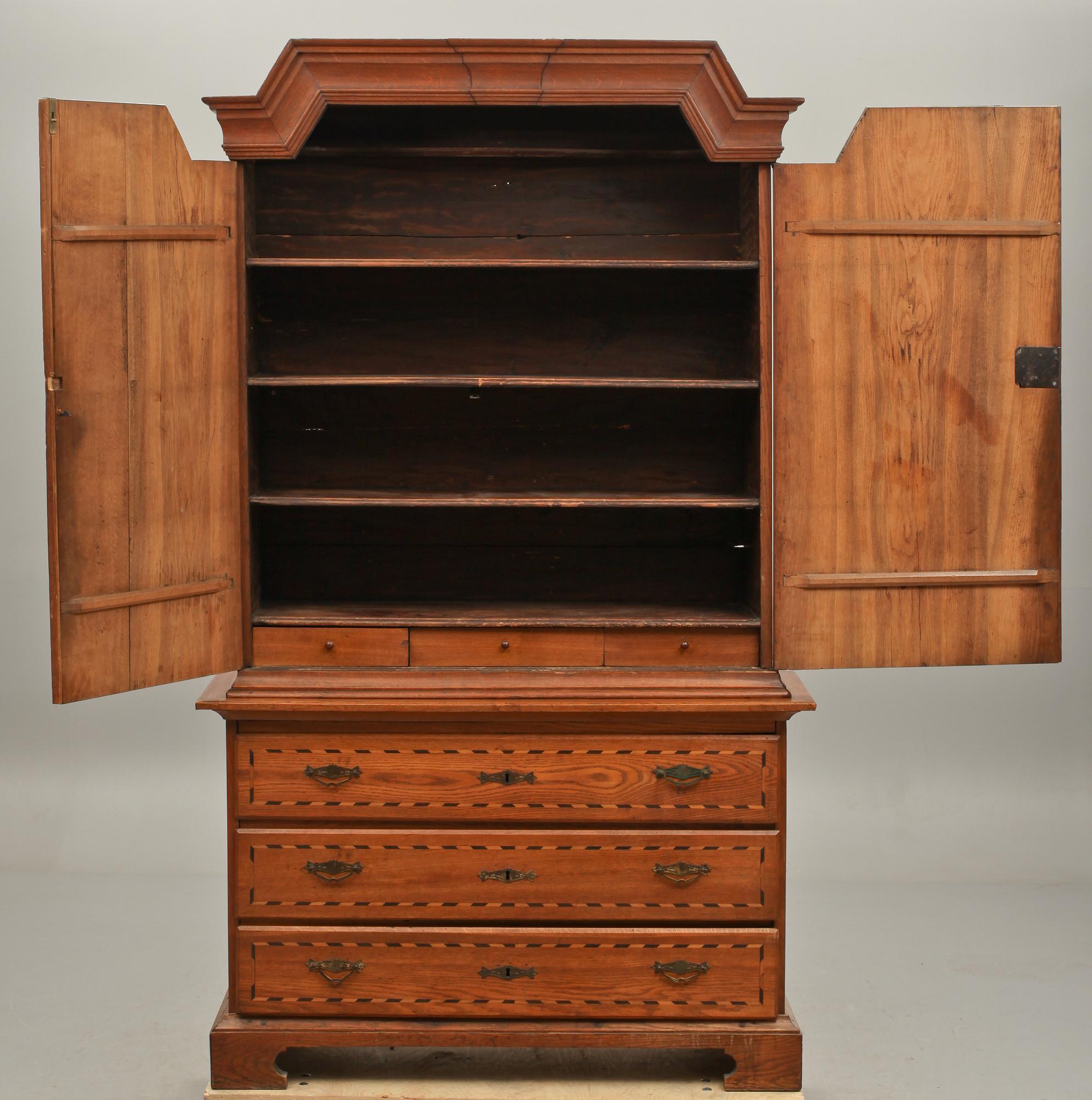 SALSSKÅP, 1700/1800-tal, trol. småland.