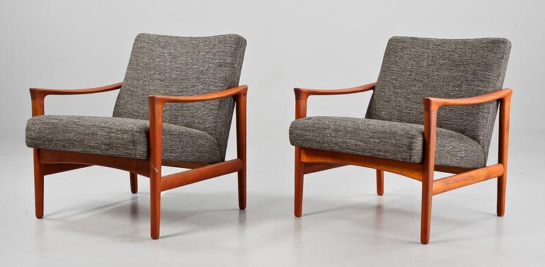 FÅTÖLJER, ett par, Bröderna Andersson, 1950/1960-tal.