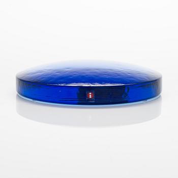 Harri Koskinen, taidelasi, "Kupera", signeerattu Harri Koskinen Iittala 2017, 4/100 1921.