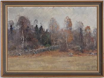 Lindorm Liljefors, Autumn Landscape.