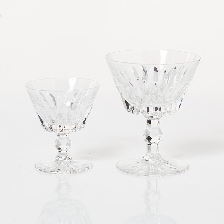 Fritz Kallenberg, a 108-piece 'Pyramid' glass service, Kosta Boda, Sweden, 20th Century.