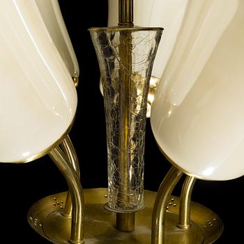 TAKLAMPA, 1940/1950-tal.  Tot. höjd 58 cm.