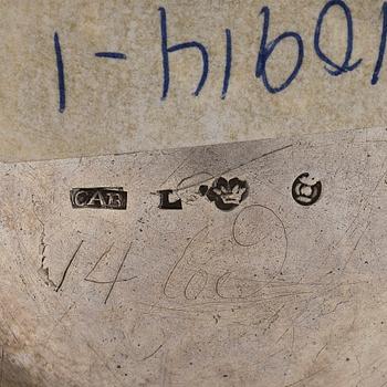 A Finnish silver cup, maker's mark of Carl Anders Berg, Vasa Finland 1820.