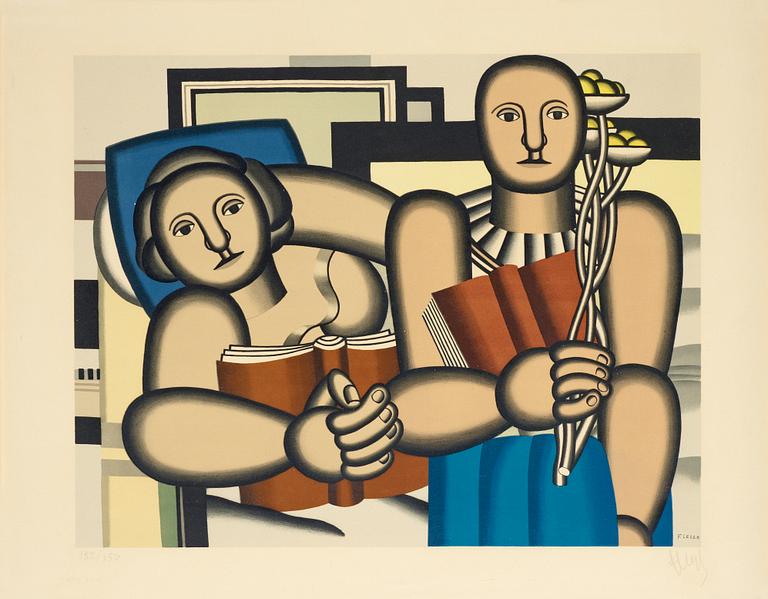 Fernand Léger (After), "La lecture".