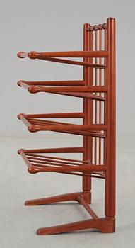 A Josef Frank mahogany shelf, Svenskt Tenn, 1940's-50's.