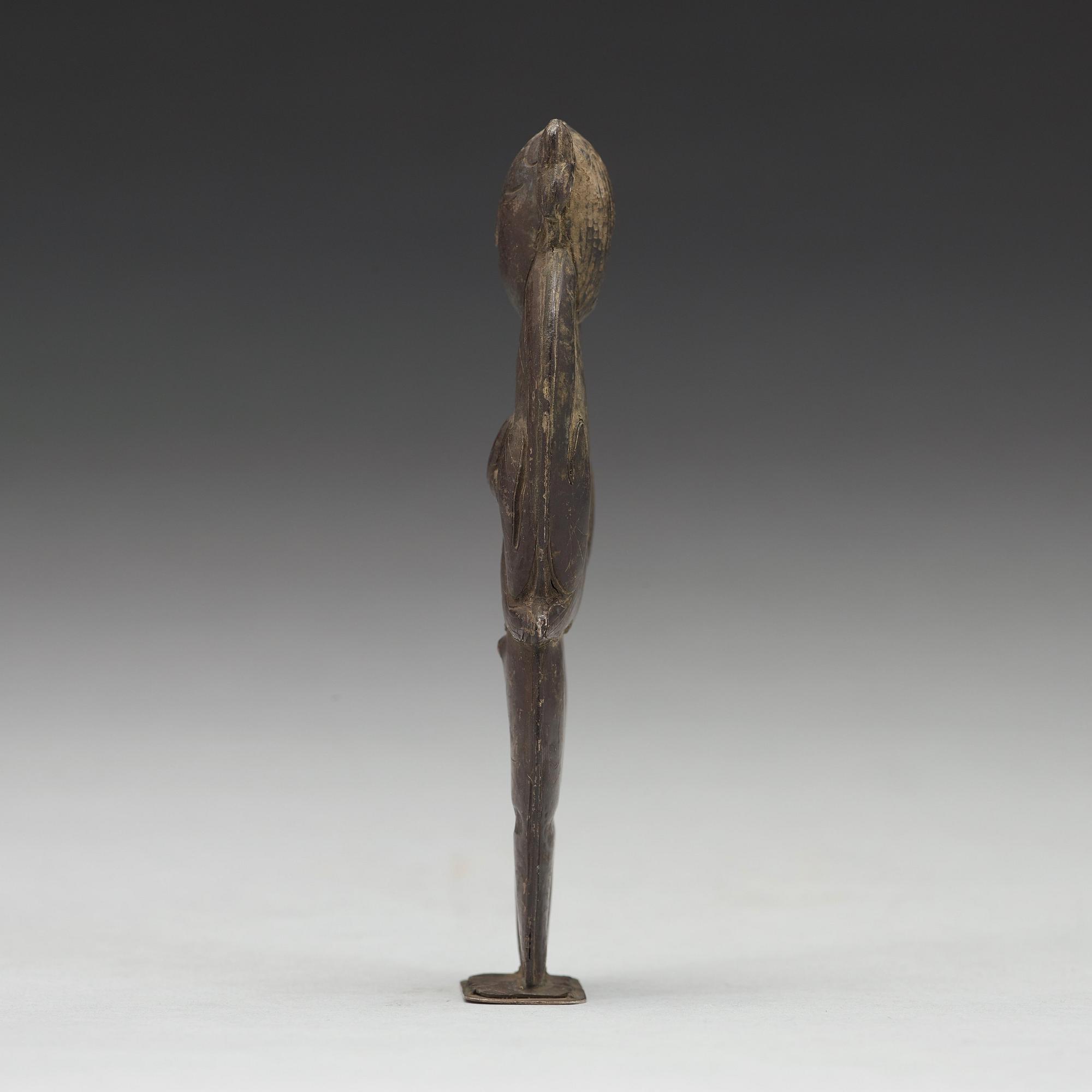 SKULPTUR, silver. Mingdynastin (1368-1644).
