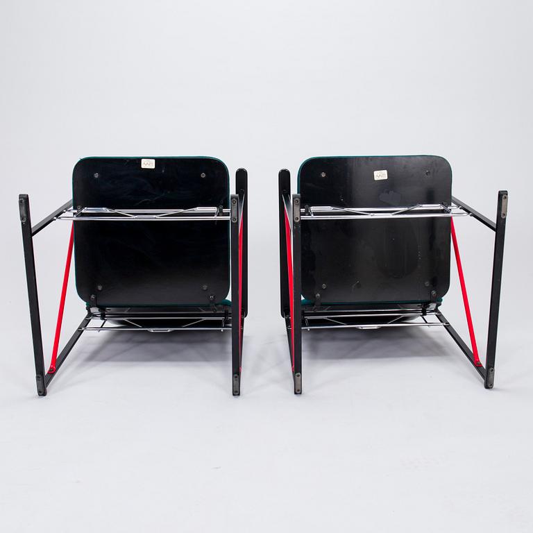 Yrjö Kukkapuro, four late 20th century 'A-502' chairs for Avarte. Designed 1985.