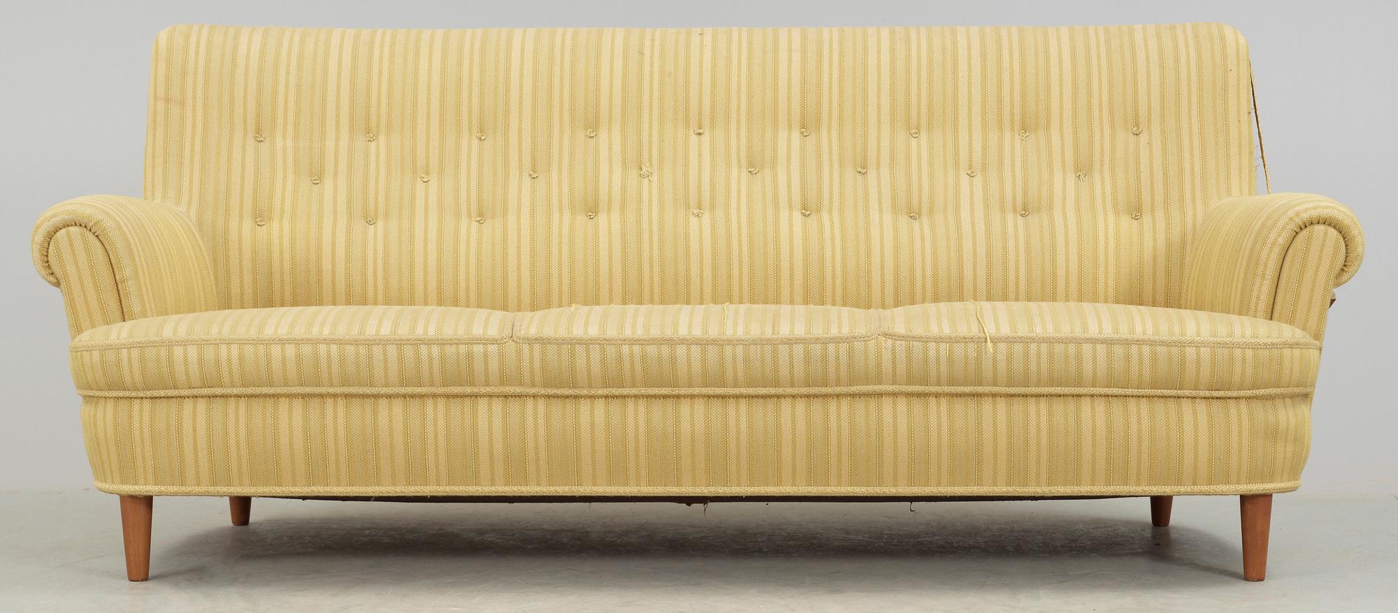 SOFFA, "Hemmakväll", Carl Malmsten, AB OH Sjögren, 1900-talets andra hälft. 1900-talets mitt.
