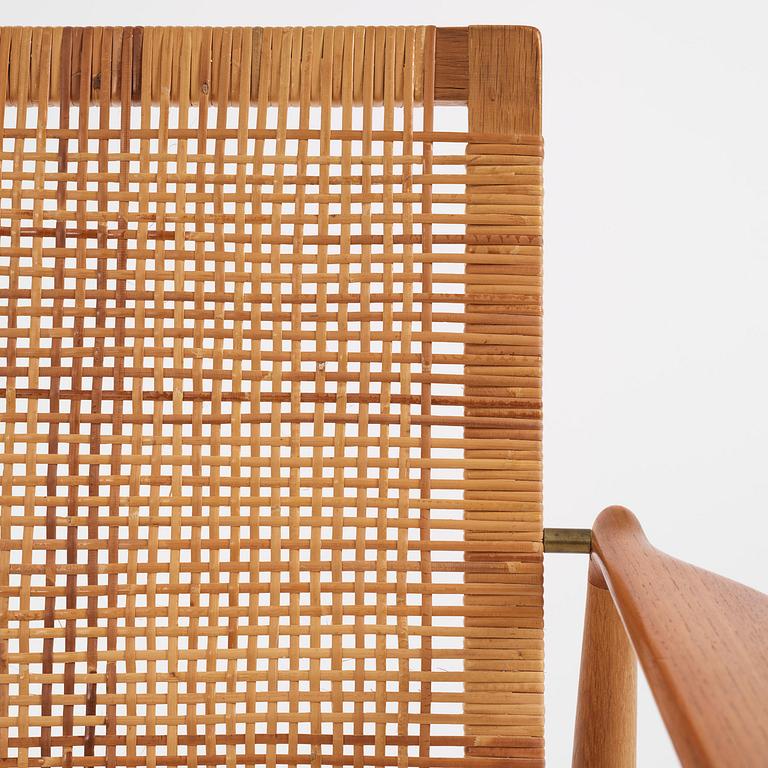 Finn Juhl, a pair of "SW 96" easy chairs, Søren Willadsen, Denmark.