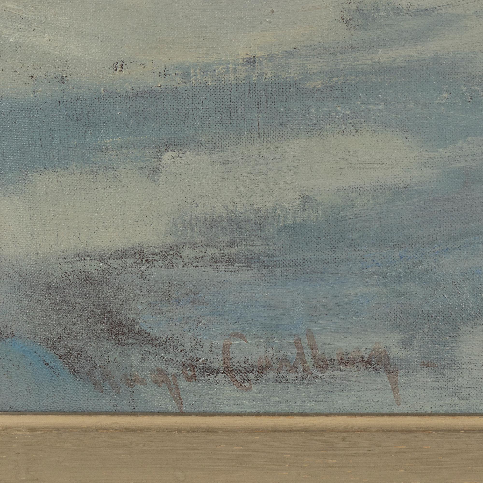 Hugo Carlberg, olja på duk, signerad.