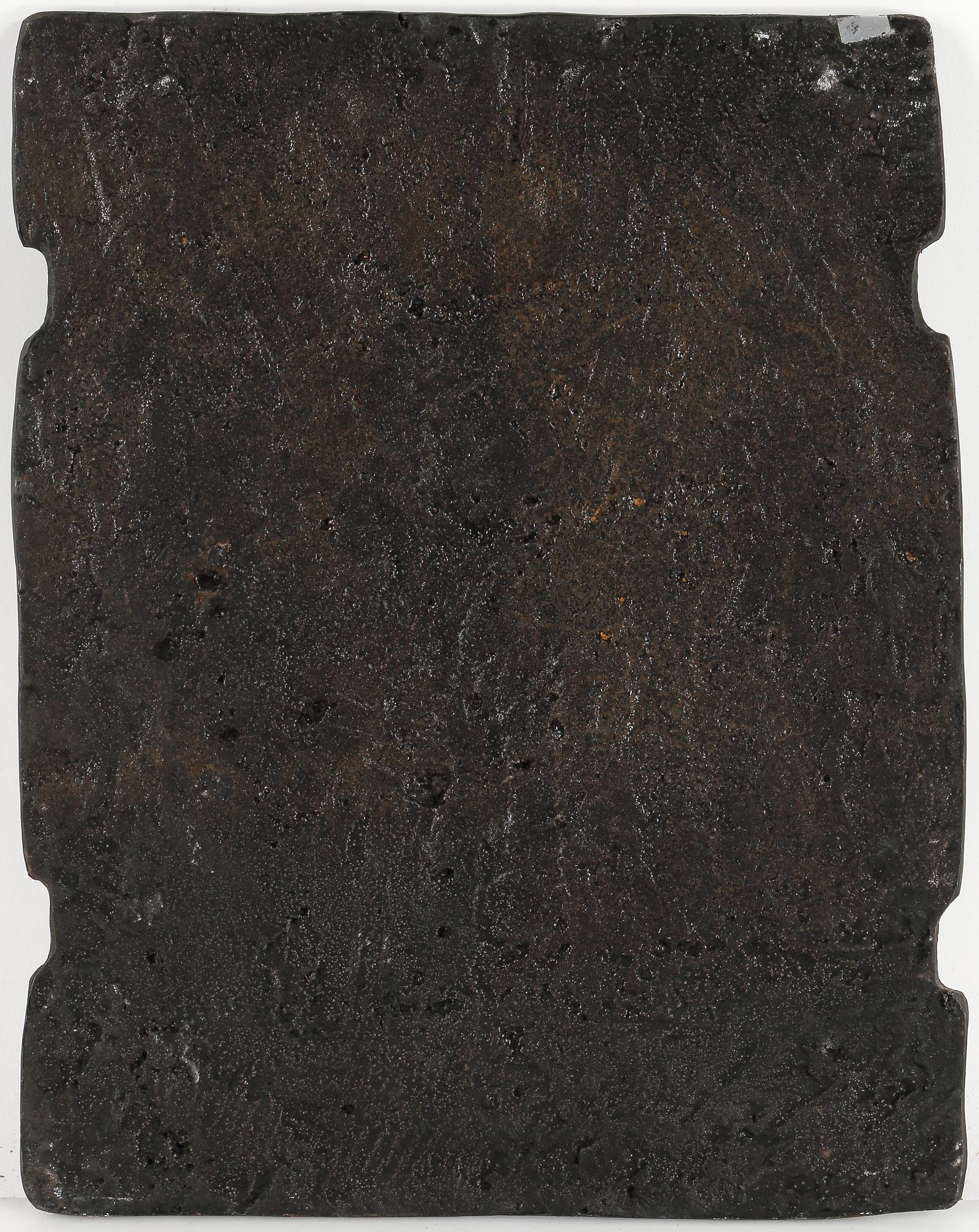 SÄTTUGNSPLATTA, gjutjärn, i gjutningen daterad 1765.