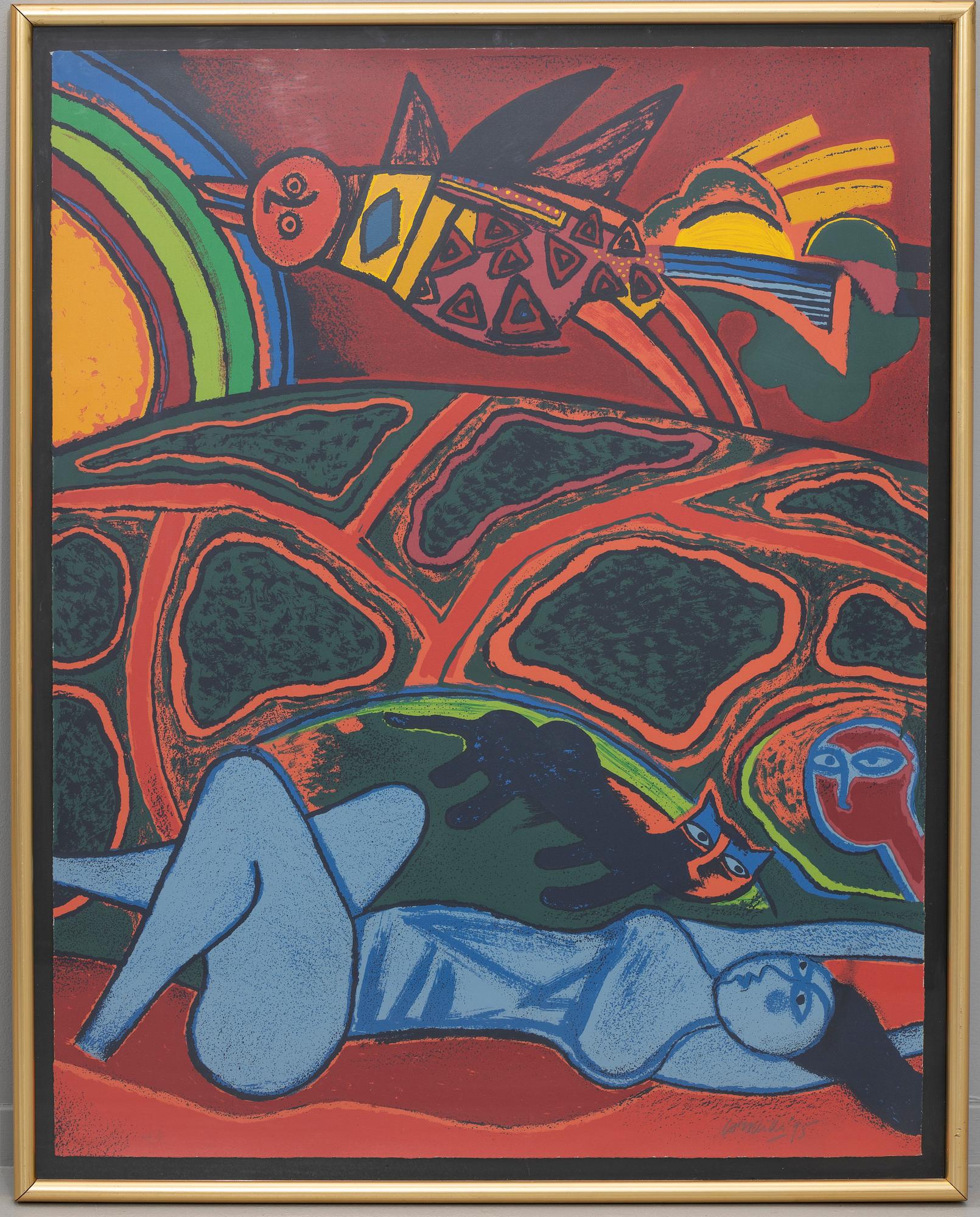 Beverloo Corneille, "Grande terre à l’arc-en-ciel".