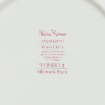 Paloma Picasso, matservis, 54 delar, benporslin, "Montserrat", Villeroy & Boch.