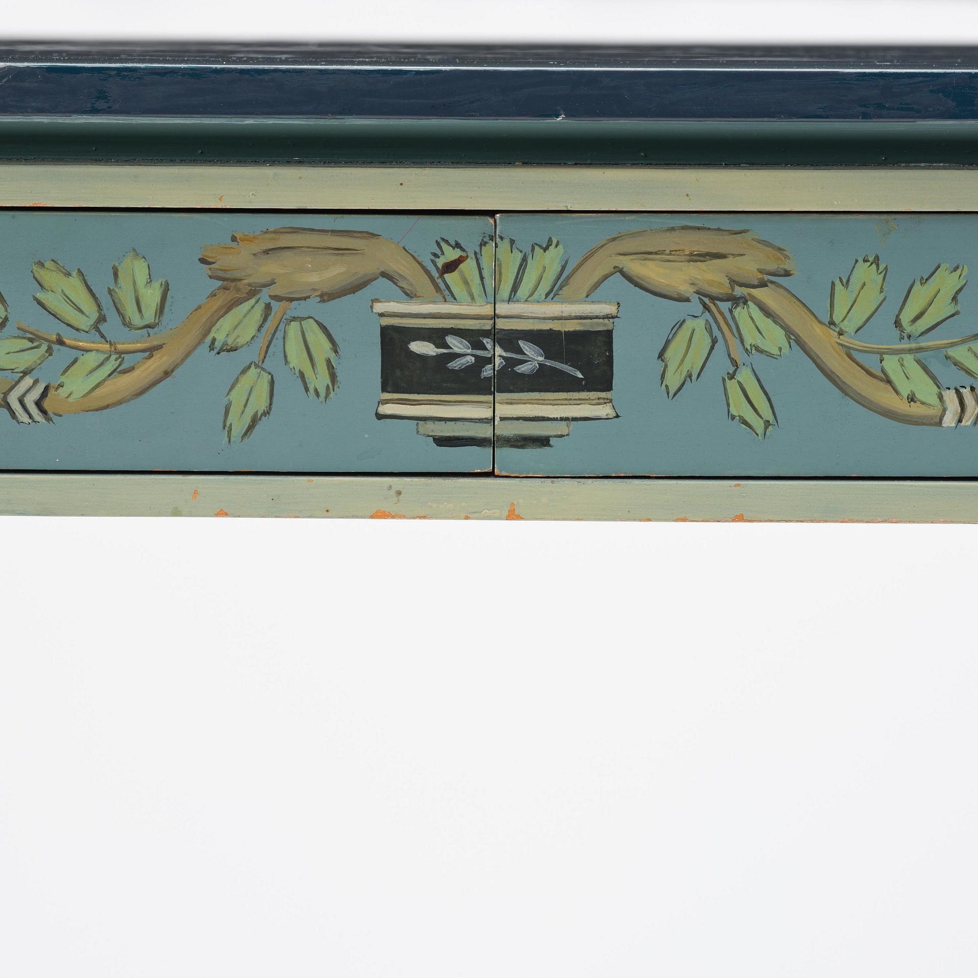 Carl Malmsten, a Swedish Grace console table, cabinetmaker Albin Johansson, Stockholm, for Villa Kvikkjokk, 1927.