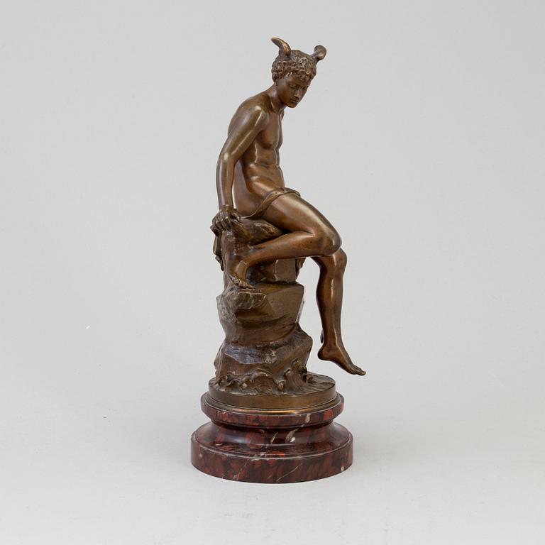 EUTROPE BOURET, after, bronze sculpture, signed.