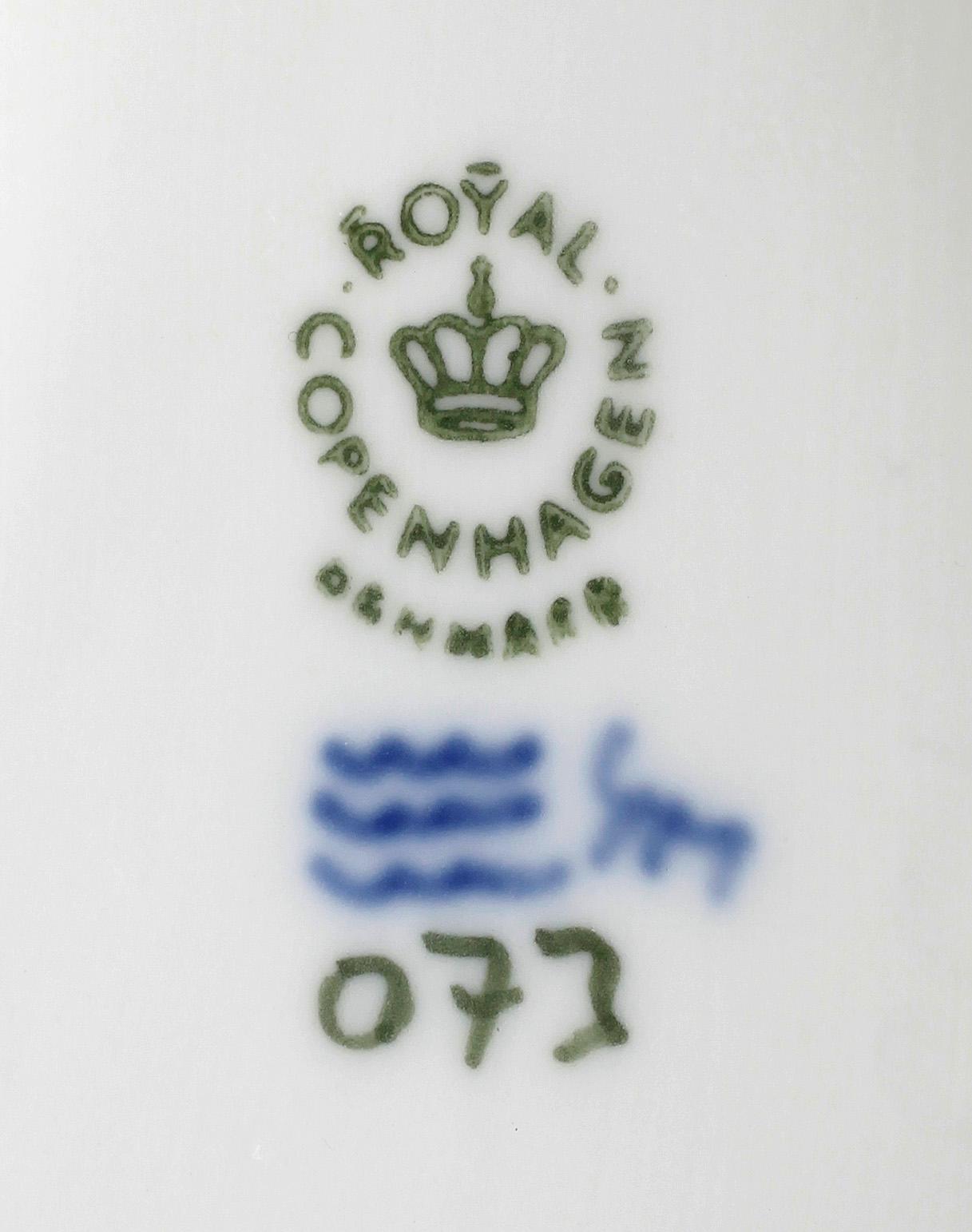 FIGURINER, ett par, porslin, Royal Copenhagen, Danmark, 1900-talets andra hälft.