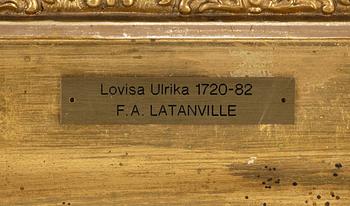 Francois Adrien Grasognon Latinville, efter, olja på duk/pannå 17/1800-tal.