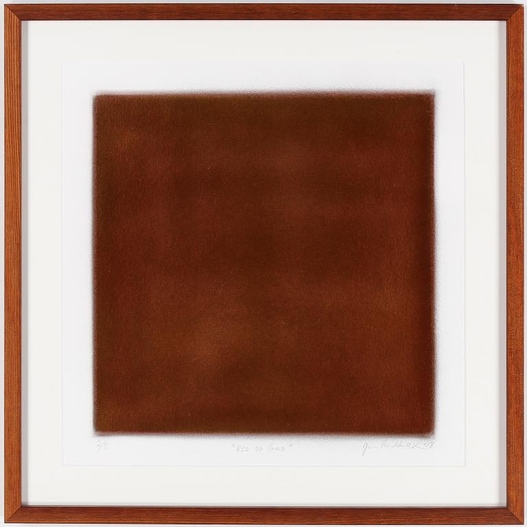 JURI MARKKULA, lack på papper, signerad och daterad (20)08, numrerad 2/5.